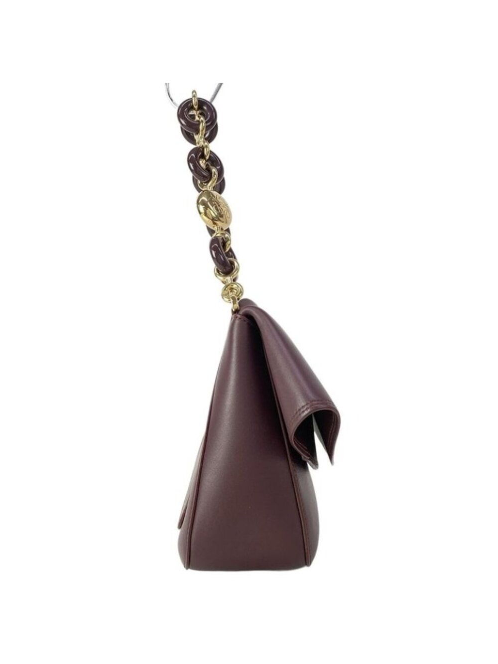 ★SOLD★ Loewe Handbag Ola Bag Bordeaux Donut Chain Strap - Picture 2 of 16